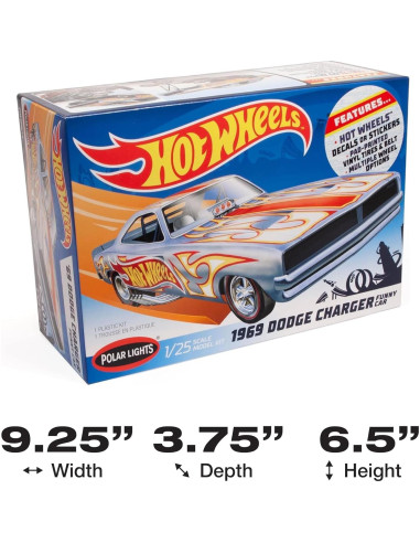Kit de Modelo a Escala 1:25 Dodge Charger Funny Car Polar Lights