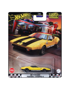 Hot Wheels De Tomaso Pantera Gruppo 4 Premium 1:64 Amarillo