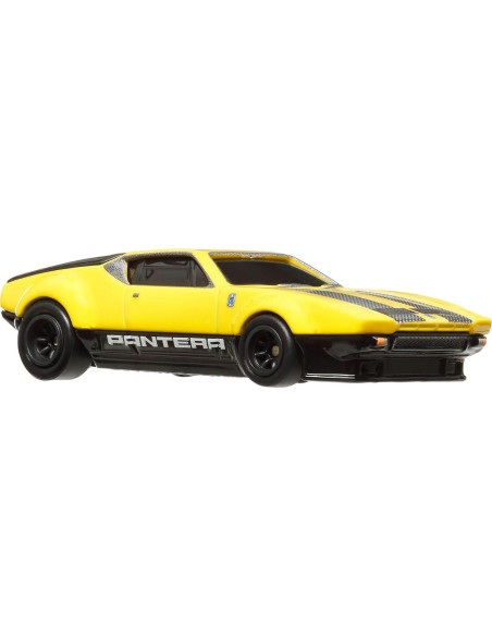 Hot Wheels De Tomaso Pantera Gruppo 4 Premium 1:64 Amarillo