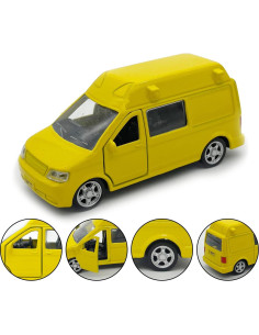 Paquete de 5 coches de metal a escala Weilaga 8,38 cm 2