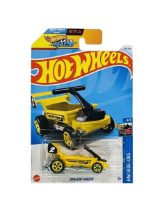 Hot Wheels Draggin' Wagon Amarillo 1:64 Caza del Tesoro