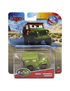 Juguete Cambiador de Color Disney Cars Sarge 2023 1:55