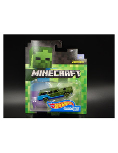 Auto de Personaje Zombie Hot Wheels Minecraft 1:64