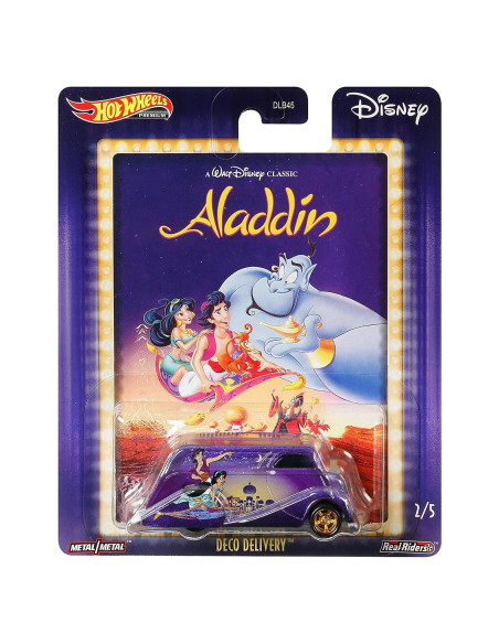 Hot Wheels Coche de Juguete Disney Aladino 1:64 Die-Cast
