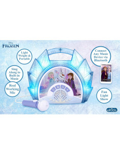 Micrófono Karaoke eKids Frozen con Altavoz Bluetooth 2