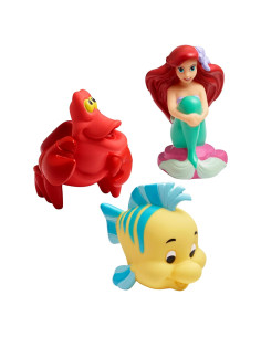 Juguetes de Baño Disney La Sirenita - Paquete de 3