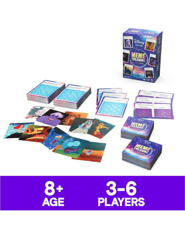 Juego de Cartas Disney Meme Spin Master, Diversión Familiar