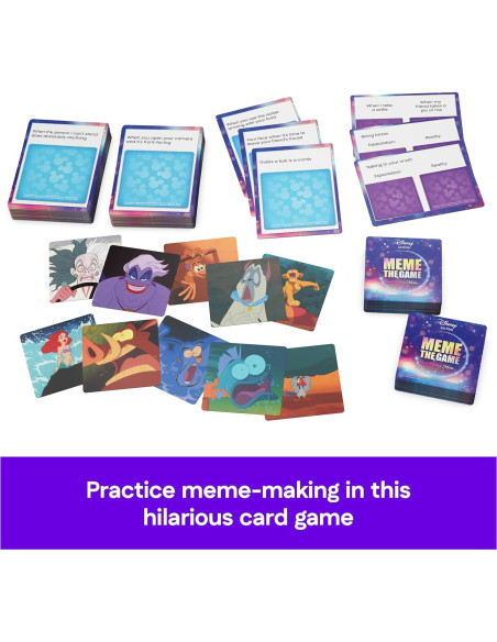 Juego de Cartas Disney Meme Spin Master, Diversión Familiar Juego de Cartas Disney Meme Spin Master, Diversión Familiar