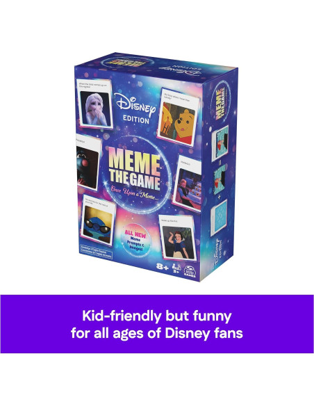 Juego de Cartas Disney Meme Spin Master, Diversión Familiar Juego de Cartas Disney Meme Spin Master, Diversión Familiar