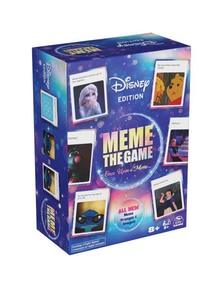 Juego de Cartas Disney Meme Spin Master, Diversión Familiar Juego de Cartas Disney Meme Spin Master, Diversión Familiar