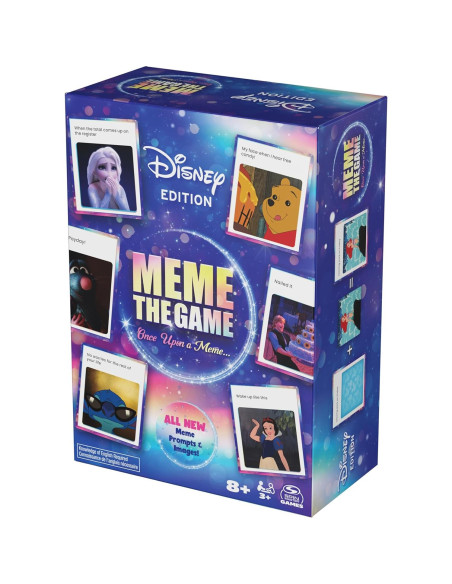 Juego de Cartas Disney Meme Spin Master, Diversión Familiar Juego de Cartas Disney Meme Spin Master, Diversión Familiar