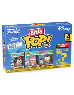 Funko Bitty POP! Disney - Pack 4 Figuras Minnie, Donald, Daisy y Sorpresa