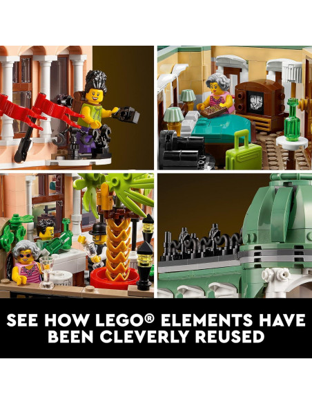 LEGO Boutique Hotel 10297 Set Modular 5 Habitaciones Adultos