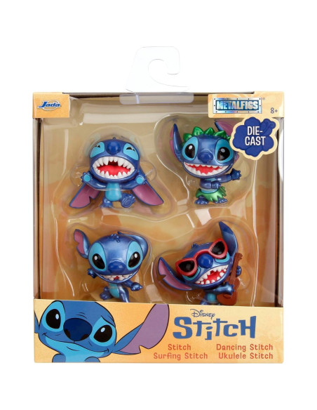 Figuras de Metal Jada Disney Stitch 4-Pack 6.35 cm Figuras de Metal Jada Disney Stitch 4-Pack 6.35 cm