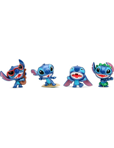 Figuras de Metal Jada Disney Stitch 4-Pack 6.35 cm