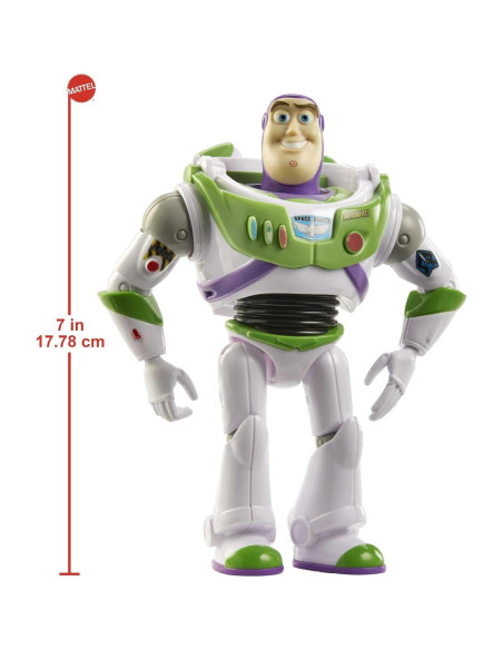 Figura de acción Mattel Buzz Lightyear 18 cm posable