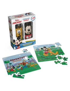 Rompecabezas Disney Mickey Mouse 2 Tubos 36 Piezas