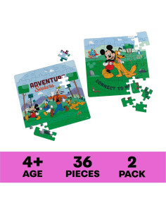 Rompecabezas Disney Mickey Mouse 2 Tubos 36 Piezas 2