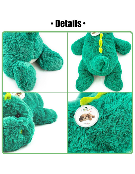 Dinosaurio de Peluche YOUBLEK 40 cm Juguete con Peso