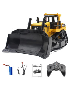 Bulldozer RC Mostop 1/16 9 Canales Luz y Sonido