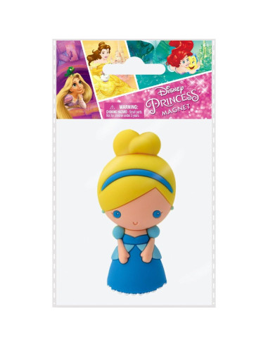 Imán 3D Cenicienta Disney Multicolor 7.6 cm