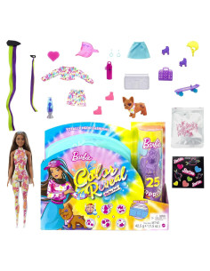 Barbie Color Reveal Neon Muñeca con 25 Sorpresas
