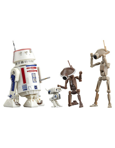 Figuras Coleccionables Star Wars Hasbro R5-D4 y Droids 4 Pzas