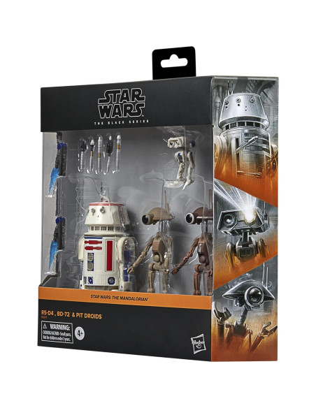 Figuras Coleccionables Star Wars Hasbro R5-D4 y Droids 4 Pzas