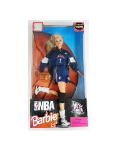 Barbie NBA Mattel Nets con uniforme auténtico