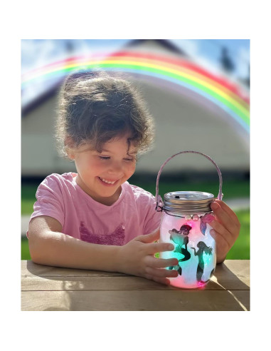 Lámpara Nocturna Sirena NUMI'SMILE DIY para Niñas 3-12 Años