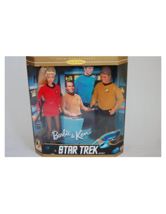 Conjunto Barbie y Ken Star Trek - Muñecas 29 cm y 30 cm