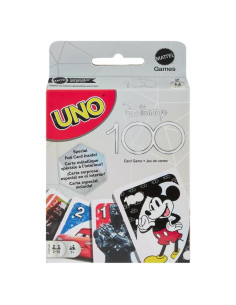 Juego de Cartas UNO Disney 100 Mattel con Personajes