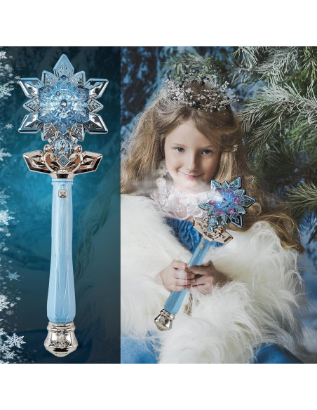 Varita de Nieve Brillante Fleeting Time - Azul 36 cm Varita de Nieve Brillante Fleeting Time - Azul 36 cm