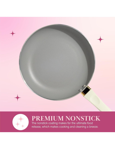 Juego de Ollas y Sartenes Paris Hilton 12 Piezas Antiadherente