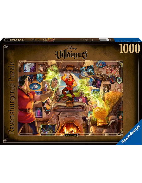 Rompecabezas Ravensburger Disney Villainous Gaston 1000 Piezas