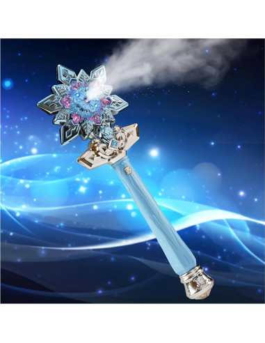 Varita de Nieve Brillante Fleeting Time - Azul 36 cm