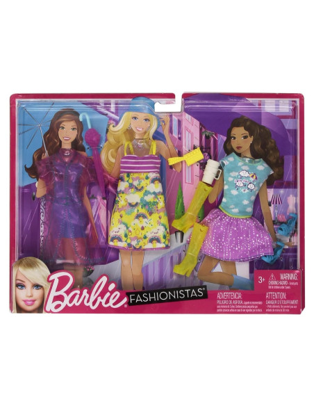 Ropa Barbie Fashionistas Día Lluvioso - Mattel