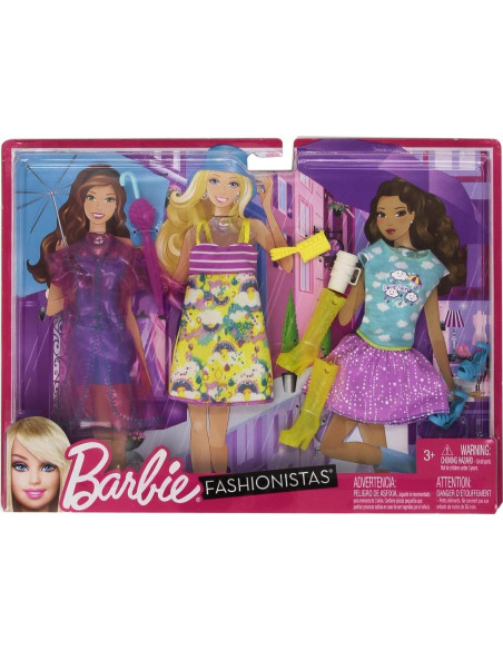 Ropa Barbie Fashionistas Día Lluvioso - Mattel