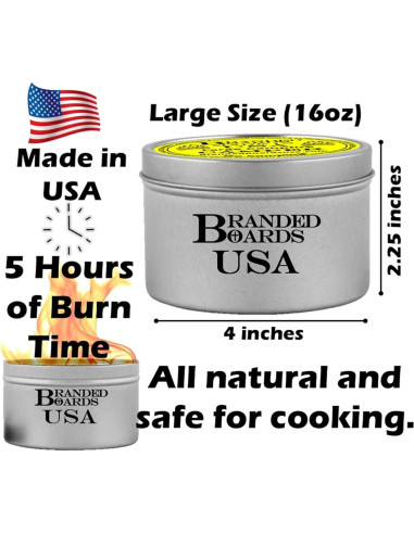 Estufa y fogata portátil Branded Boards 2-Pack 10,16 cm