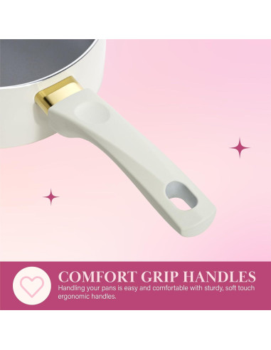 Juego de Ollas y Sartenes Paris Hilton 12 Piezas Antiadherente