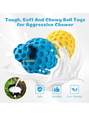 Juguetes Indestructibles para Perros HIPPIH 2 Pack