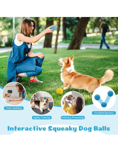 Juguetes Indestructibles para Perros HIPPIH 2 Pack