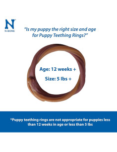 Anillo de Dentición N-Bone Sabor Calabaza 6 Paquete 24.77x8.26cm 2