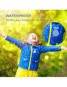 Paquete de 2 Sujetadores Impermeables XEEWEN para Airtag Mariposa 2