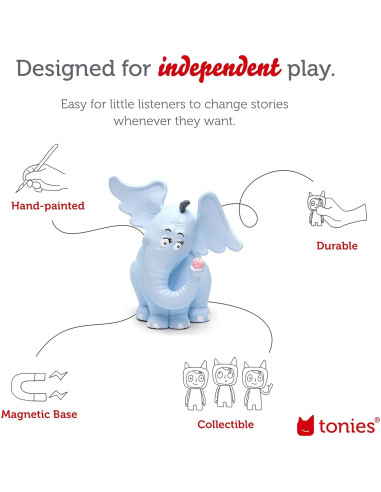 Figurita de audio Tonies Horton escucha a Quién 3+ años