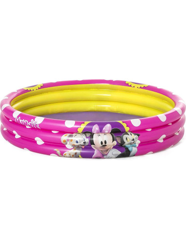 Piscina Inflable Bestway Disney Minnie 122 cm Rosa 140L