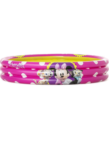 Piscina Inflable Bestway Disney Minnie 122 cm Rosa 140L