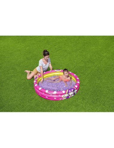 Piscina Inflable Bestway Disney Minnie 122 cm Rosa 140L