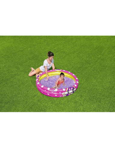 Piscina Inflable Bestway Disney Minnie 122 cm Rosa 140L