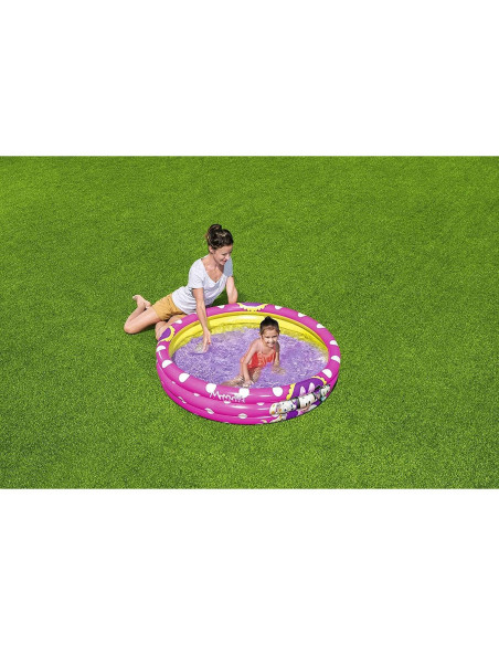 Piscina Inflable Bestway Disney Minnie 122 cm Rosa 140L